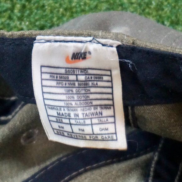 Vintage Nike ACG Embroidered 100% Cotton Olive Green Adjustable Strapback Hat - Picture 4 of 7